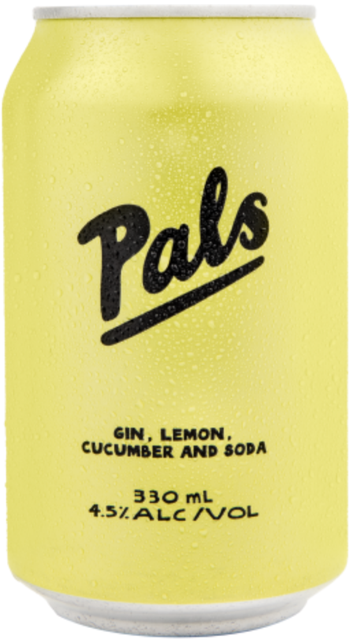 Pals Gin Lemon Cucumber & Soda 330ml