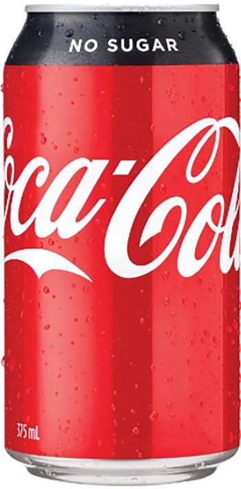 Coca Cola No Sugar Can 375ml