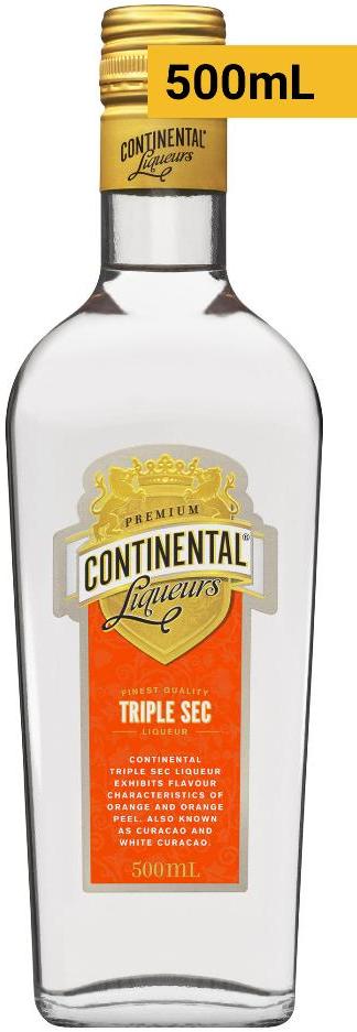 Continental Liqueurs Triple Sec 500ml