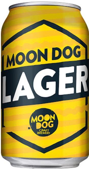 Moon Dog Lager Can 330ml