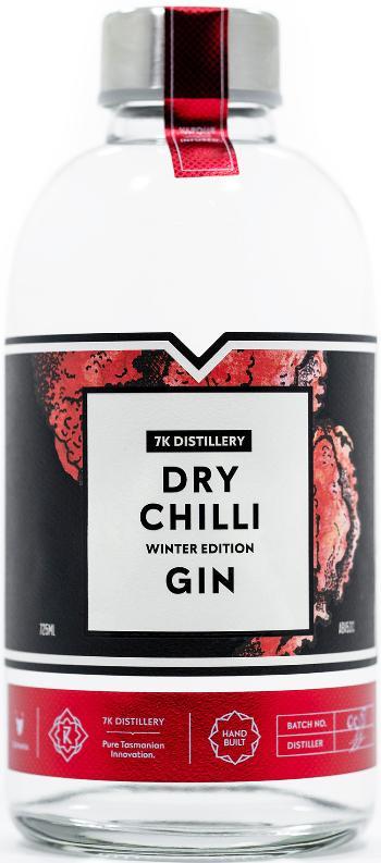 7K Distillery Dry Chilli Winter Edition Gin 725ml