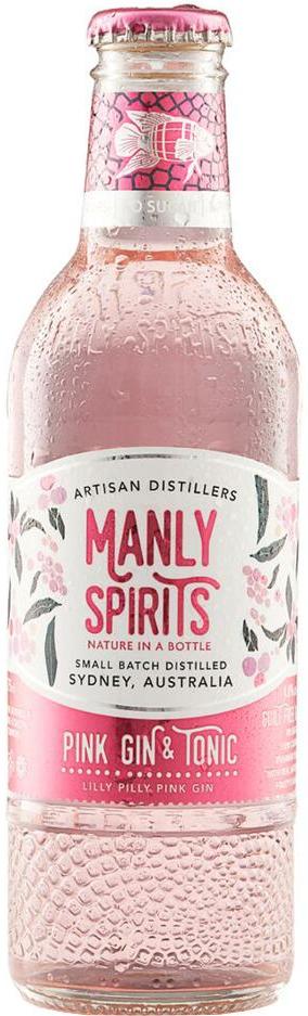 Manly Spirits Co Distillery Pink Gin & Tonic 275ml