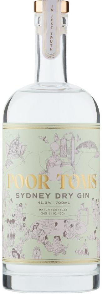 Poor Toms Gin Sydney Dry Gin 700ml