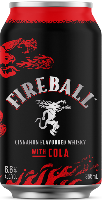 Fireball Cinnamon Whisky & Cola 6.6% 355ml