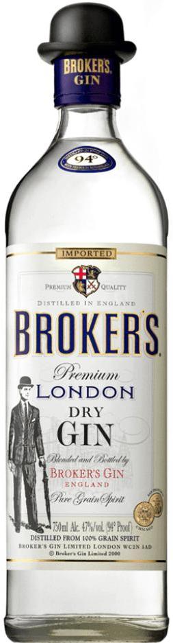 Broker's Gin London Dry Gin 700ml