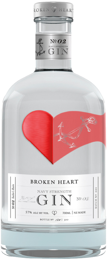 Broken Heart Spirits Navy Strength Gin 700ml