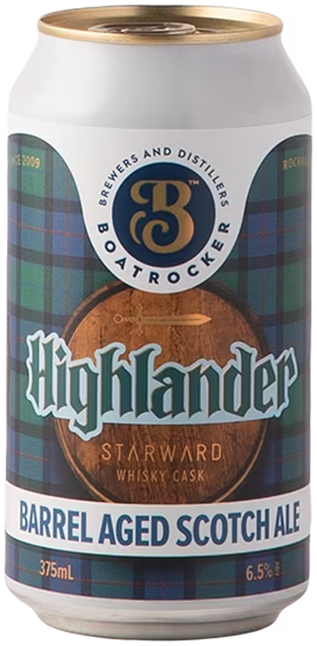 Boatrocker Highlander Barrel Aged Scotch Ale 375ml