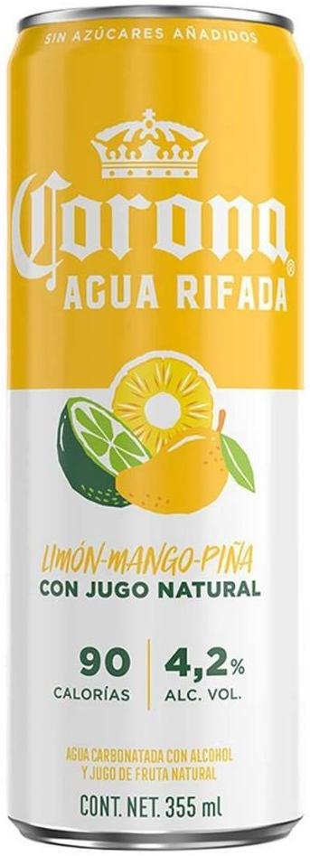 Corona Agua Rifada Lemon Mango Pineapple Seltzer 355ml