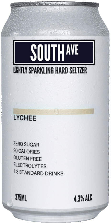 South Ave Seltzer Lychee Seltzer 375ml
