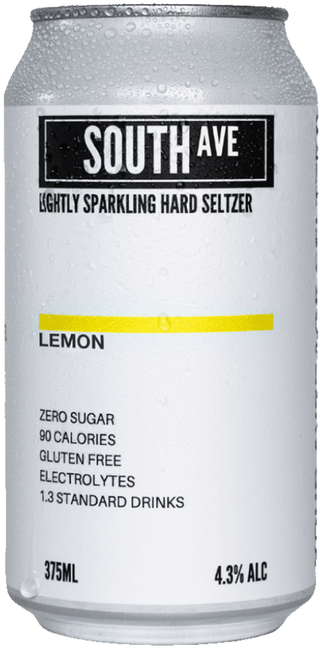 South Ave Seltzer Lemon Seltzer 375ml
