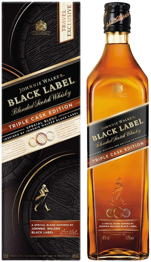 Johnnie Walker Black Triple Cask Scotch Whisky 1L