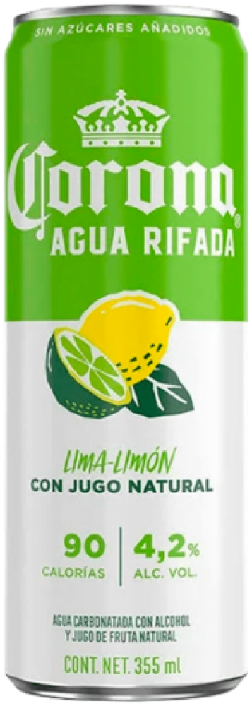 Corona Agua Rifada Lemon Lime Seltzer 355ml
