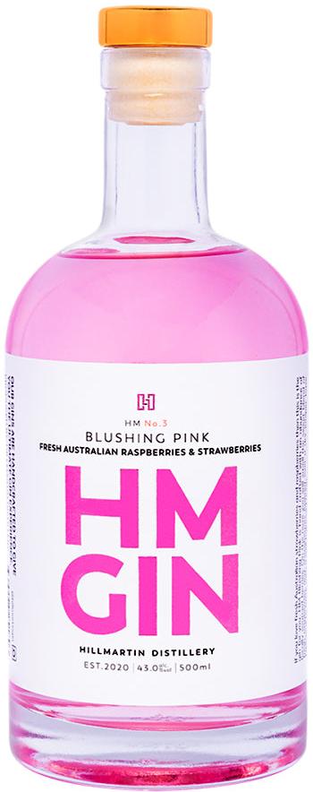 HM Gin Blushing Pink Gin 500ml