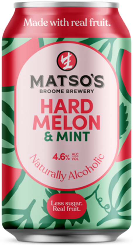Matso's Broome Brewery Hard Melon & Mint Bottles 330ml