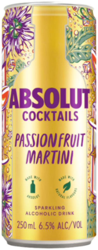 Absolut Passionfruit Martini 250ml