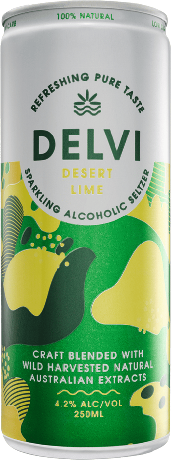 Delvi Desert Lime Hard Seltzer 250ml