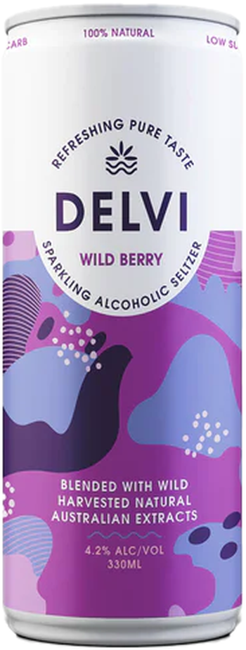 Delvi Wild Berry Seltzer 330ml