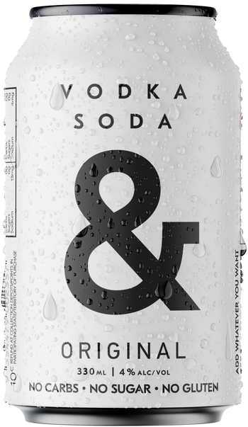 Ampersand Projects Vodka Soda & Original 330ml