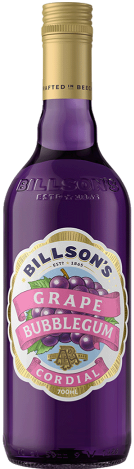 Billson's Grape Bubblegum Cordial 700ml