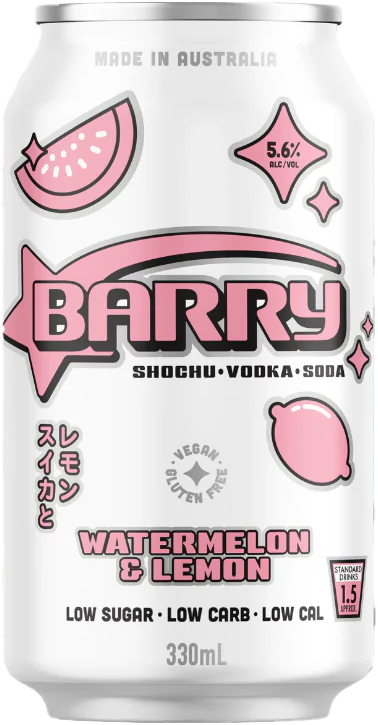 Barry Watermelon & Lemon 330ml