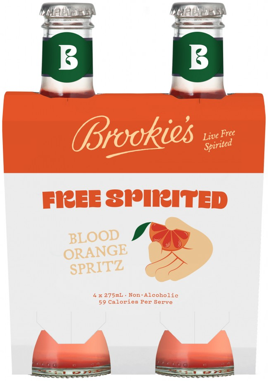 Brookies Free Spirited Blood Orange Spritz 275ml