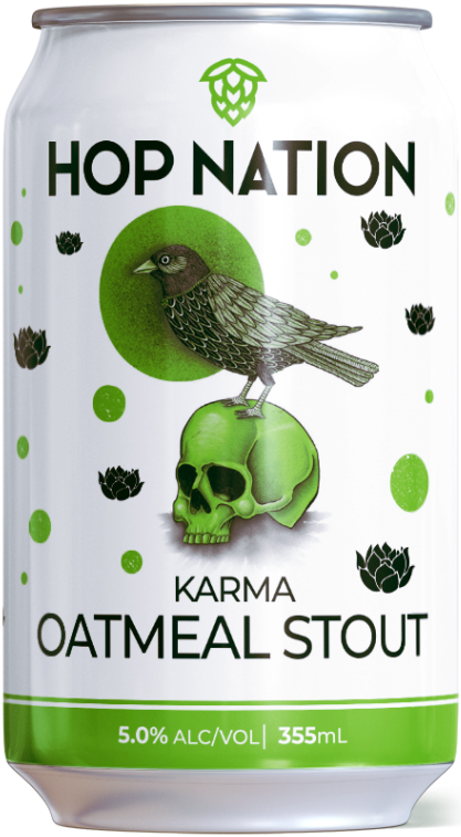 Hop Nation Karma Oatmeal Stout 355ml