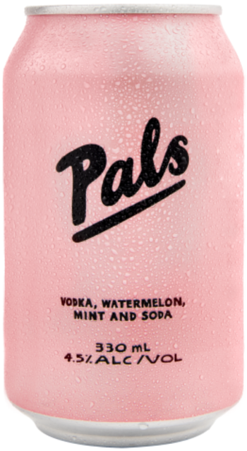 Pals Vodka Watermelon Mint & Soda 330ml