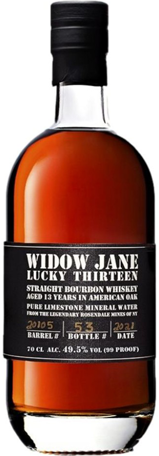 Widow Jane Lucky Thirteen Single Barrel Straight Bourbon Whiskey 750ml