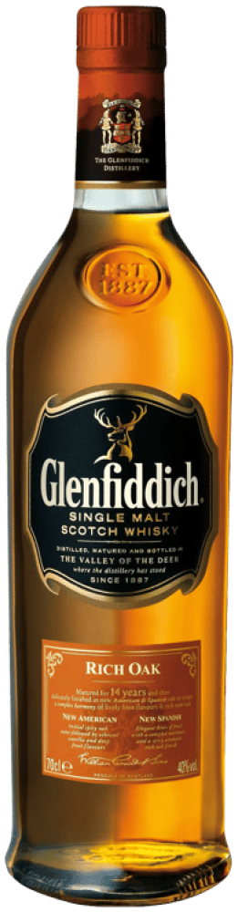 Glenfiddich 14 Year Old Rich Oak Malt Scotch Whisky 700ml