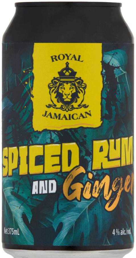 Royal Jamaican Rum & Ginger 375ml