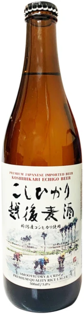 Echigo Koshihikari Rice Lager 500ml