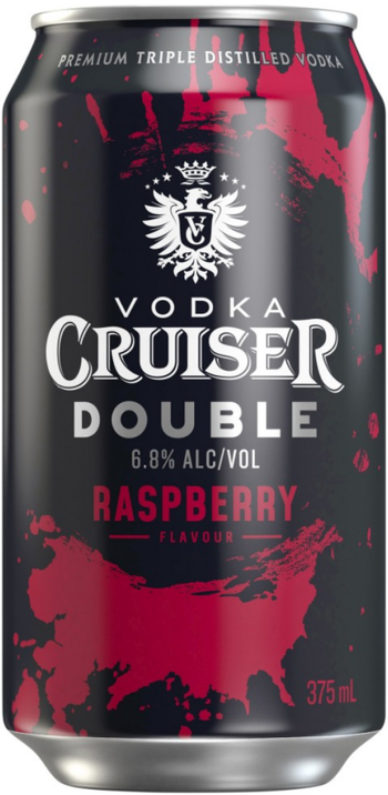 Vodka Cruiser Double Raspberry 375ml