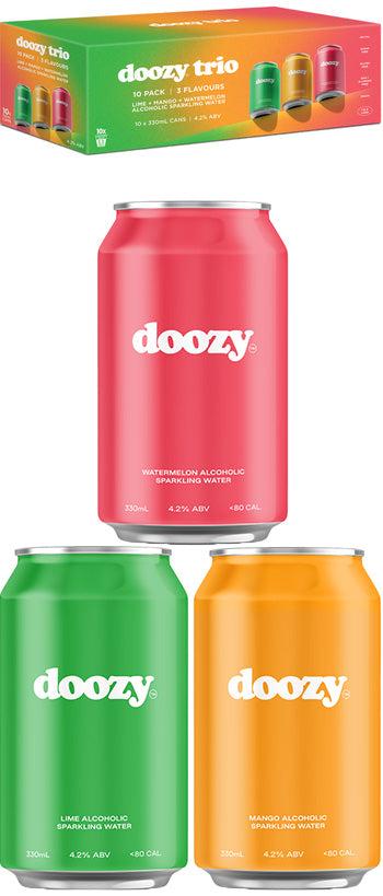 Doozy Trio Mixed Seltzer 330ml