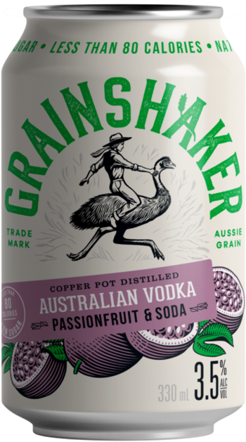 Grainshaker Passionfruit & Soda 3.5% 330ml