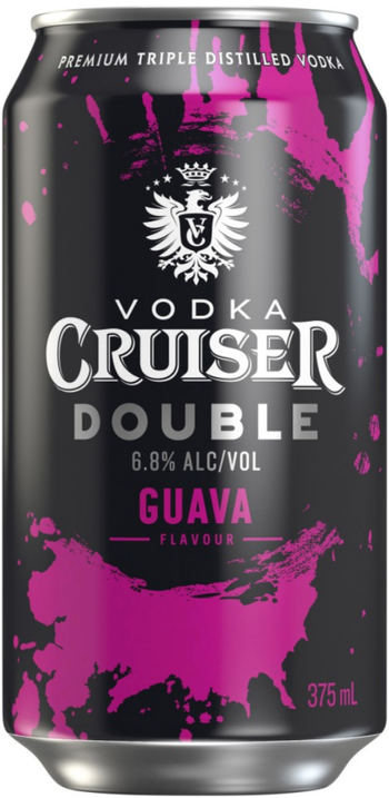Vodka Cruiser Double Guava 375ml