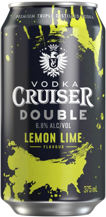Vodka Cruiser Double Lemon Lime 375ml
