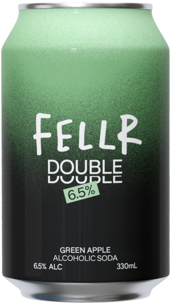 Fellr Double Alcoholic Soda Green Apple 330ml