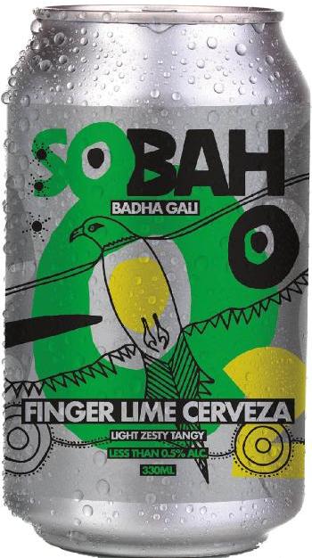 Sobah Non-Alcoholic Beverages Finger Lime Cerveza 330ml