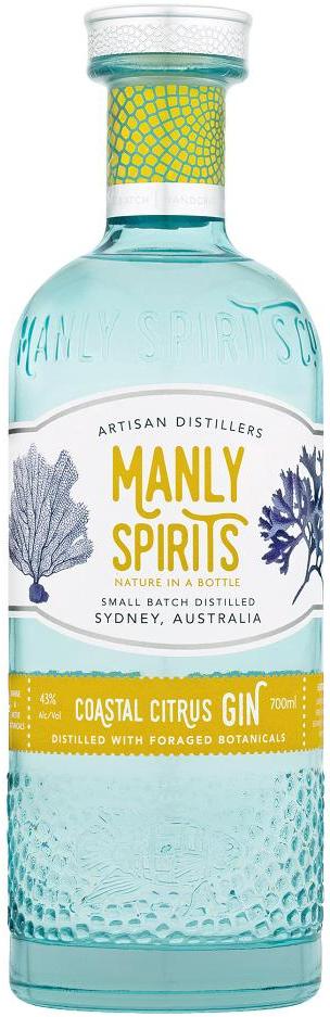 Manly Spirits Co Distillery Coastal Citrus Gin 700ml