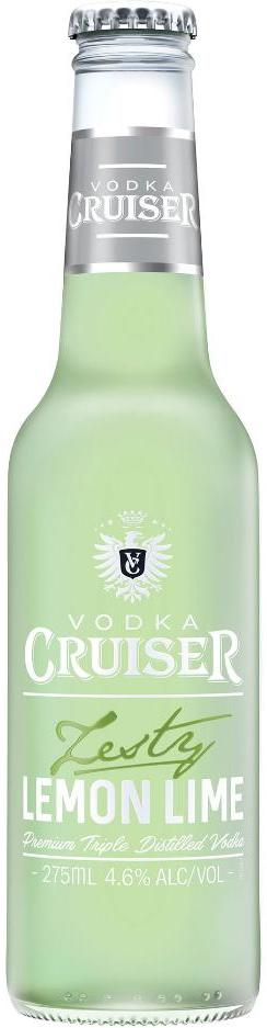 Vodka Cruiser Zesty Lemon & Lime 275ml