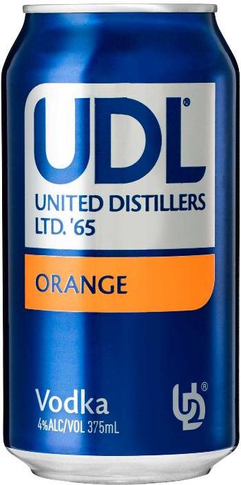 UDL Vodka And Orange 375ml