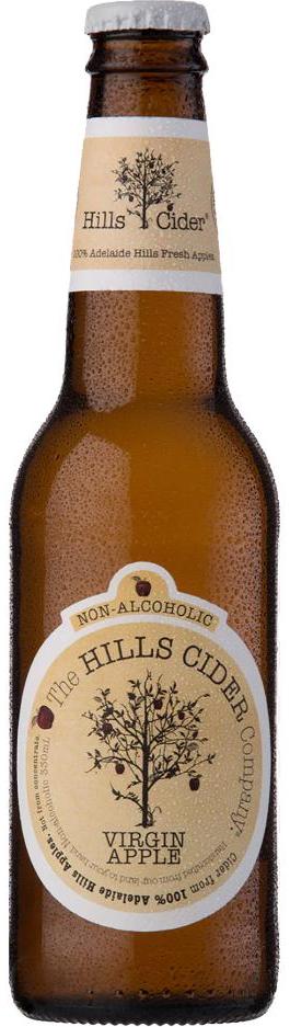 The Hills Cider Company Virgin Apple Non-Alcoholic Cider 330ml