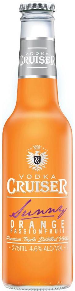 Vodka Cruiser Sunny Orange & Passionfruit 275ml
