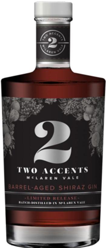 Two Accents Barrel Aged Shiraz Gin 700ml
