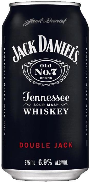 Jack Daniels Double Jack & Cola 375ml