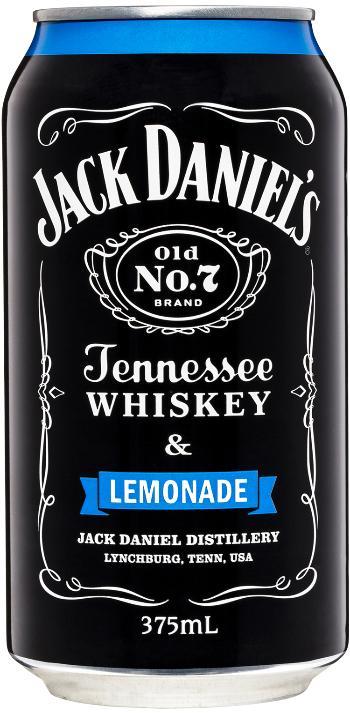 Jack Daniels Tennessee Whiskey & Lemonade 375ml