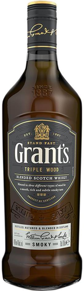 Grant's Triple Wood'smoky' 700ml