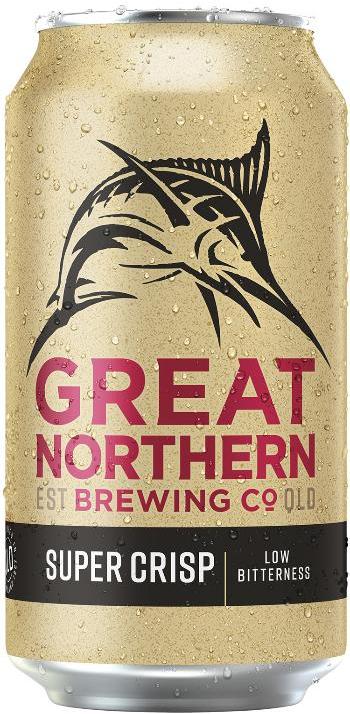 Great Northern Brewing Co Super Crisp Lager Can 30 Pack 375ml