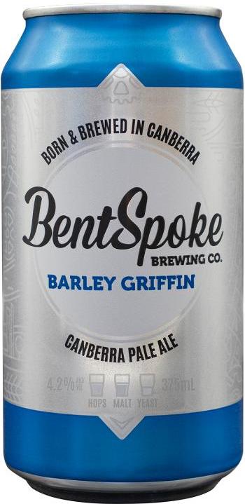 Bentspoke Brewing Co. Barley Griffin Pale Ale Cans 375ml