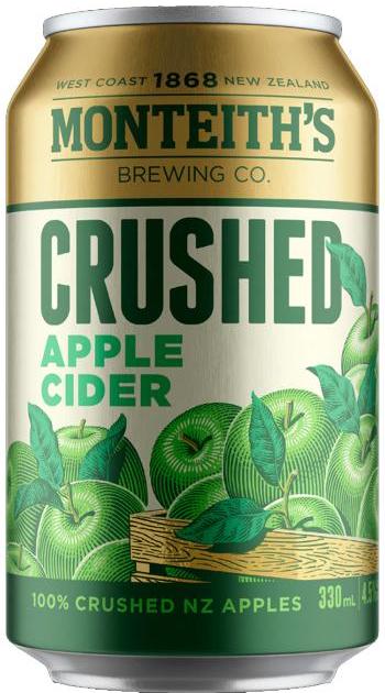 Monteith's Crushed Apple Cider Cans 330ml